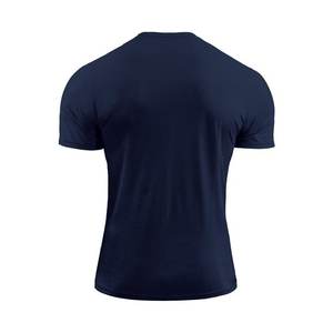 T-shirt de gymnastique à manches courtes 100% coton de haute qualité T-shirt blanc à la mode pour hommes et femmes avec logo en tissu tricoté inclus - Product Image 2