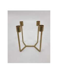 Soporte de Adviento de hierro decorativo para boda al por mayor acabado negro mate decoración del hogar hecha a mano personalizada - Product Image 3