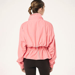 Chaqueta cortavientos ligera para mujer al por mayor ropa deportiva impermeable ropa de calle informal al aire libre moda OEM personalizada - Product Image 2