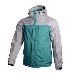 OAAX <b>Men's</b> Waterproof Coated <b>Soft</b> <b>Shell</b> Windbreaker Casual Fitness Style Polyester-Filled Water-Resistant Windproof <b>Jacket</b> - Product Image 3