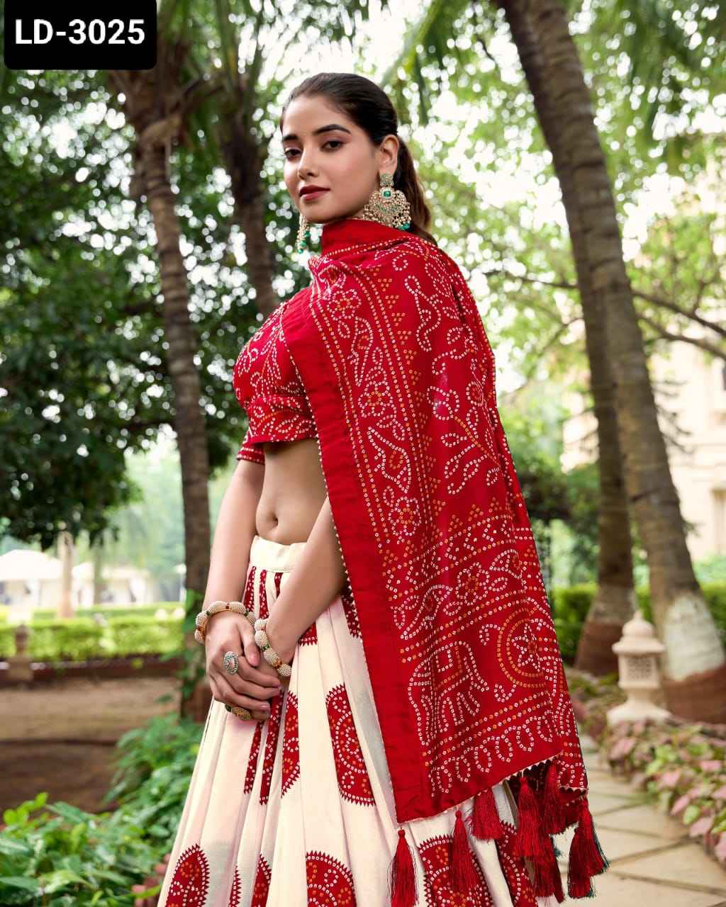 bandhani lehenga