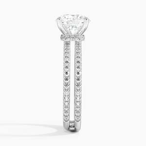 Classique coupe ronde VVS laboratoire cultivé diamant 14k bague de fiançailles en or massif Fine mode bijoux haut de gamme pour les femmes au prix le plus bas - Product Image 2