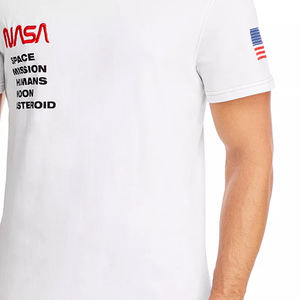 เสื้อยืดคอกลมสำหรับผู้ชายเสื้อยืดธรรมดาพิมพ์ลายพิมพ์โลโก้ได้ตามต้องการเสื้อยืดธรรมดาคุณภาพสูงสำหรับ100% - Product Image 5