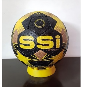 Ballons de football extérieurs moulés en caoutchouc résistant à prix d'usine, trajectoire de vol cohérente et coutures cousues à la machine - Product Image 3