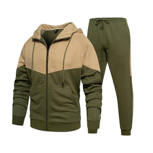 Ensemble de survêtement pour hommes, pantalon de jogging à capuche à manches longues, haute qualité 100% polyester, respirant et élégant, logo personnalisé - Product Image 4