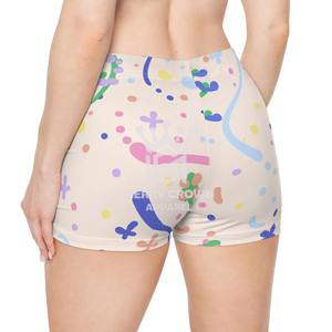 <b>Plus</b> <b>Size</b> Breathable booty <b>Shorts</b> Compression Workout Sublimation Printing <b>Plus</b> <b>Size</b> Women's <b>Shorts</b> - Product Image 3