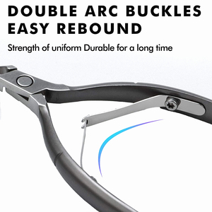 Pinces à cuticules à double ressort de qualité supérieure pour enlever la peau morte - Product Image 4