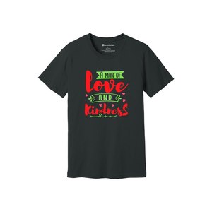 Camiseta informal de algodón 100% con temas de bondad 3D Imprimir 12 opciones de color 160-180 Colocación de diseño personalizable GSM pesado - Product Image 3
