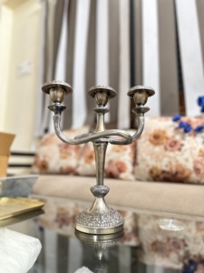 Chandelier décoratif en aluminium, best-seller, porte-bougie artisanal de designer, antique poli, vente en gros, nouveau support à bougie - Product Image 4