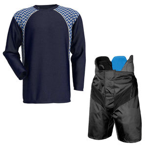 Uniforme de hockey sur glace, design personnalisé, impression par sublimation, manches longues, 100% polyester, séchage rapide, logo personnalisé - Product Image 4