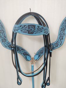 Caballete de caballo de cuero de diseñador occidental de alta calidad para carreras de barriles y equitación Precios al por mayor de La India... - Product Image 3