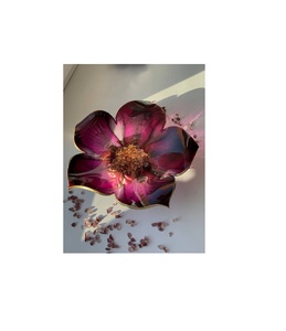 Bol de service élégant en résine avec finition polie brillante idéal pour la décoration de cuisine de maison de luxe - Product Image 1