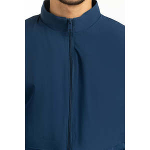 <b>Men's</b> Autumn Genuine <b>Leather</b> Fleece Windproof <b>Jacket</b> Stand Collar MN-JKT-WS25-123 Regular Fit Casual Biker Style Coated - Product Image 2