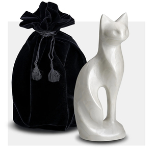 Urna para cenizas de mascotas, urnas con estampado de pata para animales, tamaño de Metal personalizable, suministros funerarios al por mayor - Product Image 3