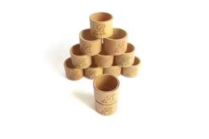 Ronds de serviette, ronds de serviette en rotin, ronds de serviette en osier, décor de table - Product Image 4