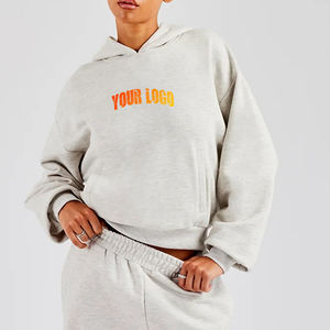 Sweat à capuche long tricoté personnalisé avec logo, fermeture éclair intégrale, coupe classique, impression numérique, imperméable, unisexe, streetwear décontracté, personnalisable pour hommes et femmes - Product Image 5