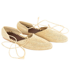 Sandalias y Zapatillas de Rafia Hechas a Mano en Marruecos, Económicas y Ecológicas, Calzado Tejido para Hombre y Mujer, Venta al Por Mayor Directa de Fábrica - Product Image 1