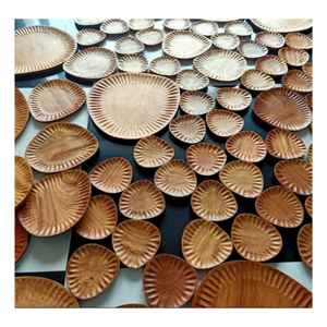 Bandeja de Madera Natural Hecha a Mano, Tabla de Servir de Estilo Rústico para el Hogar y Regalos - Product Image 3