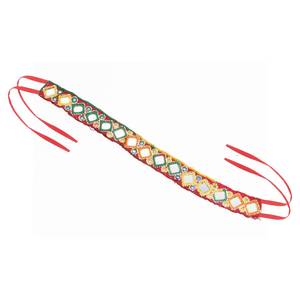 <b>Style</b> Vintage Banjara <b>Gypsy</b> Tribal Ethnic Embroidery Boho Indian Bollywood Belt Kutch Embroidered Tribal Mirror Work Kamarbandh - Product Image 3