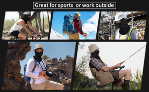 Vente en gros Logo personnalisé 100% polyester Couverture intégrale du visage Masque de ski Masque de ski 1 trou Cagoule - Product Image 6