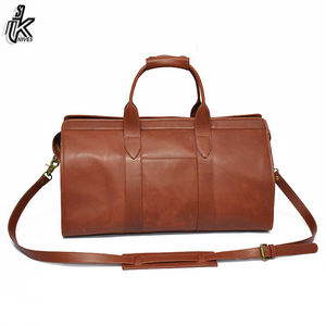 Bolso de piel sintética con logotipo personalizado para hombre, elegante bolso de viaje para exteriores, color marrón, 2022 - Product Image 2