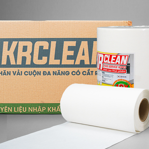 Krclean 320 feuilles de lingettes alimentaires réutilisables blanches 30x30 lavables, absorbantes et respectueuses de l'environnement - Product Image 4