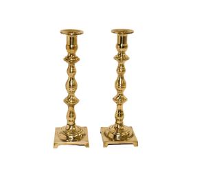 Soporte de latón decorativo para velas, juego de portavelas de metal dorado y latón de lujo moderno con uso hecho a mano - Product Image 4