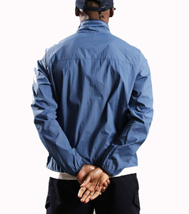 2024 Terzo Sports High Street Style Custom Logo Cotton Casual Regular Sleeve Windbreaker <b>Jackets</b> Breathable Lightweight <b>Plus</b> Men - Product Image 6