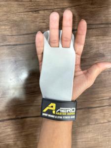 มือจับแบบ2รูพร้อมที่ป้องกันฝ่ามือสำหรับยกน้ำหนักยิมออกกำลังกาย - Product Image 5