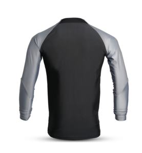 Entrenamiento de gimnasio de secado rápido Media cremallera Entrenamiento Top Quarter 1/4 Half Zip Top Slim Fit Poliéster Spandex 1/4 cuartos con cremallera pullover camisas - Product Image 4