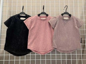 เสื้อยืดคอกลมสำหรับผู้ชายผ้าคอตตอนนิ่มๆสีซีดๆแอซิดเสื้อผ้าแนวสตรีทผ้ากันแดด - Product Image 6