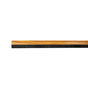Guarnizione per porta in PVC Rovere con spazzola 1 metro - Product Image 1