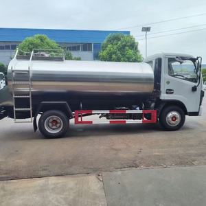 Camión de transporte de leche fresca aislado, manual, 4x2, de 5000 litros, camión cisterna de leche de 5 toneladas, barato, en venta - Product Image 2