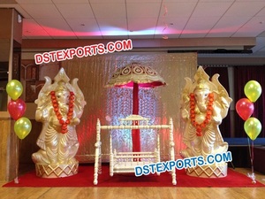 DECORACIÓN DE BODA FRP GANESHA STAUES de DST EXPORTA la estatua de bendición del Señor Ganesh Ganpati Elefante Dios hindú - Product Image 5