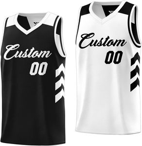 Camiseta de baloncesto reversible para jóvenes y hombres, camisetas de rendimiento atlético, número de nombre de equipo personalizado - Product Image 1