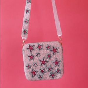 Sac à main unique en perles de rocaille, accessoire de mode fait main avec broderie - Product Image 2