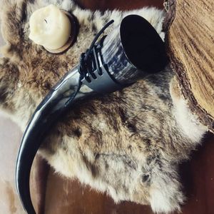 Cuerno Vikingo para Beber, Cuerno Natural para Cerveza, Hidromiel y Vino - Product Image 3