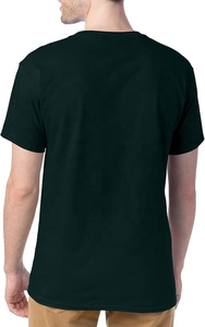 Camiseta de Verano para Hombre, Informal, 100% Algodón Jersey, Cuello Redondo, Corte Holgado, Estampado Digital, Diseño Sólido - Product Image 2