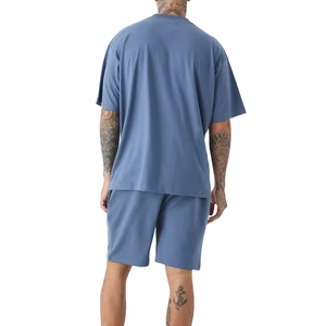 Ensemble de vêtements pour hommes T-shirt et short d'été 2026 Nouveau T-shirt à manches courtes ample pour hommes et short Ensemble de deux pièces - Product Image 2