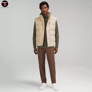 เสื้อกั๊กขนเป็ดสำหรับผู้ชายเสื้อแขนกุดบุผ้าให้ความอบอุ่นสำหรับฤดูหนาว - Product Image 2