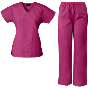 Gran oferta de conjuntos de uniformes de enfermera de punto para mujer, uniformes médicos de alta calidad para uso hospitalario - Product Image 3