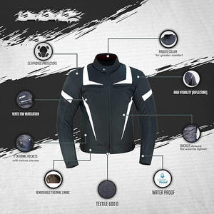 Veste de moto imprimée de haute qualité grande taille pour hommes Cordura Racing approuvé vêtements de sport respirants imperméables pour adultes - Product Image 2