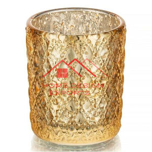 Pot de bougie en verre fait main de conception attrayante à bas prix vente chaude maison hôtel décor bougie votive - Product Image 5