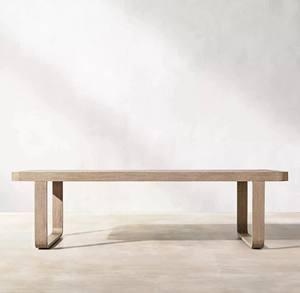 Foshan Massief Teakhouten Tafel-En Stoelset Waterdicht En Zonwerend Voor Terrassen, Hotellobby 'S, Binnenplaatsen En Villa 'S - Product Image 6