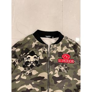 Blouson Bomber Réversible Evisu Vintage Streetwear à Motif Brodé Imperméable Rembourré XS-6XL Automne Fermeture Zippée Enduite - Product Image 4
