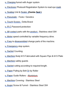 Machine d'emballage à vis pneumatique haute performance, type collier, qualité alimentaire, garantissant une mesure précise de 250 à 1000 grammes - Product Image 4