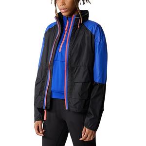 Chaqueta Cortavientos Casual Acolchada con Capucha para Mujer, Talla Grande, Estilo Urbano, Transpirable, Impermeable, Reversible, con Cierre - Product Image 1