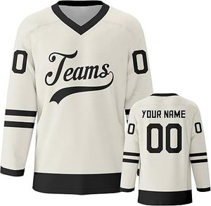 Construya su marca con camisetas de hockey sobre hielo personalizadas, precio competitivo de alta calidad, envío rápido - Product Image 1