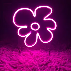 用花朵霓虹灯标志拥抱大自然的美丽-带弹性霓虹灯的LED霓虹灯标志，实现充满活力的装饰和定制