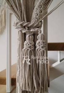 Tiebacks de algodón decorativos para el hogar en nuevos diseños por Refratex India Made in India - Product Image 2